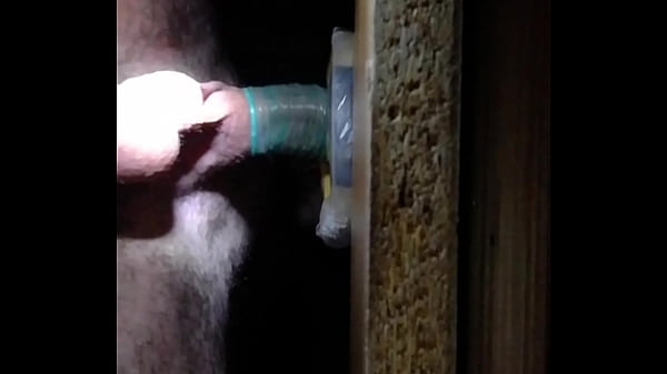 Fucking my homemade fleshlight and cumming fast