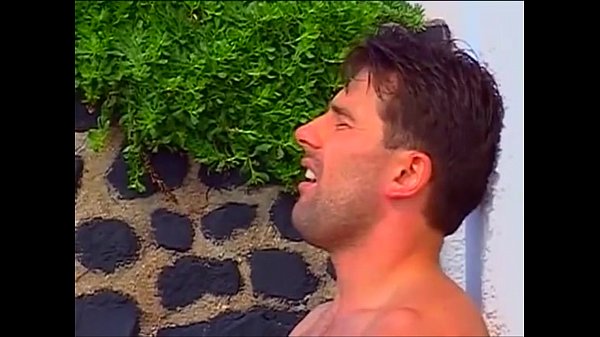 Gorgeous muscled studs engaging in hardcore anal stretching