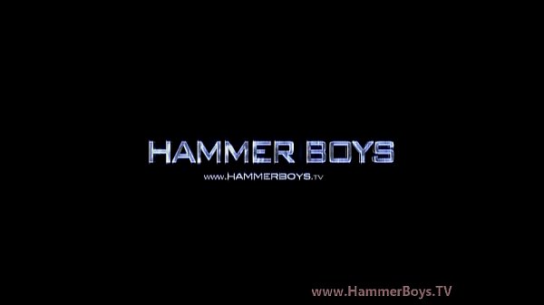Hot gay trio fuckers in atelier from Hammerboys TV