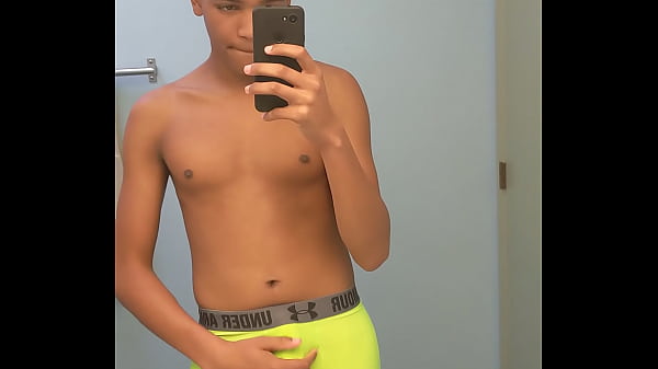 Jock in sports underwear