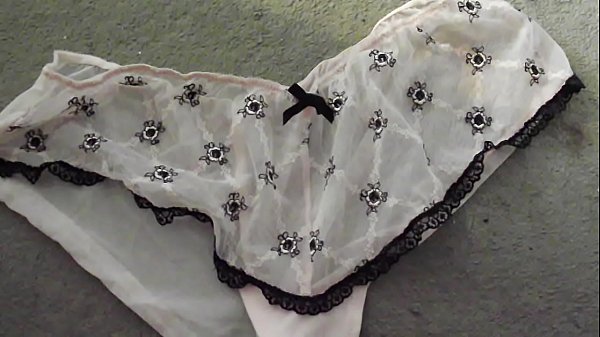 panty wank with cum.