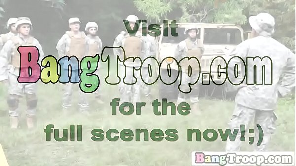 Tattooed soldier banging his friend