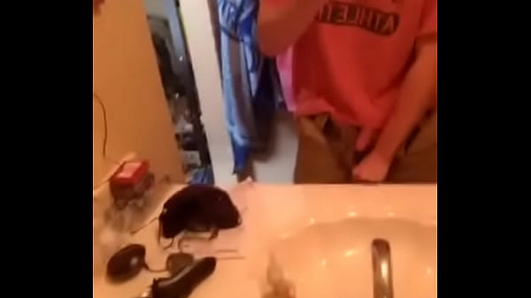 teen strip tease infrontvof mirror