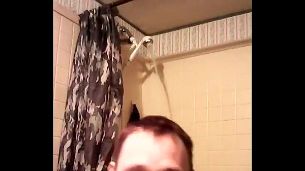 amateur white boy self sucks and showers