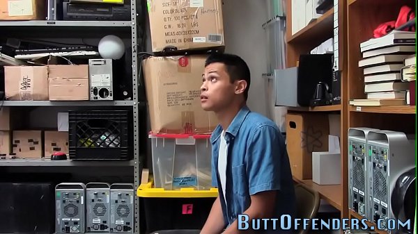 Gay asian teen rides cops cock