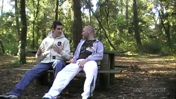 gay sucking straight dude in public cruising forest