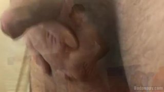 Hairy euro stud rubdown