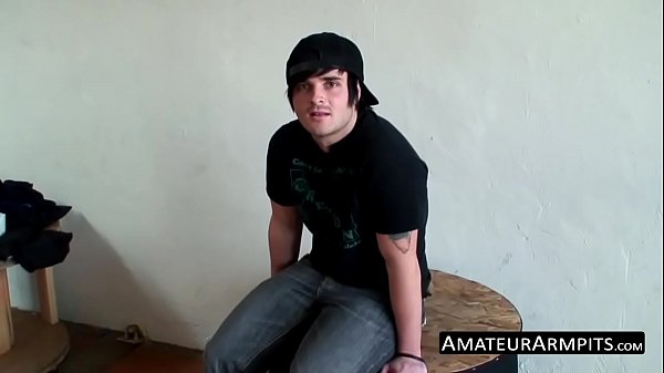 Hairy fruit is eager to play with his hard long sword solo