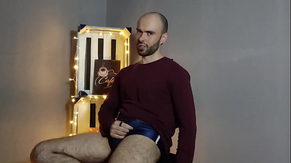 Hairy Gay Model Striptease and Cum in the Vintage Studio – Louis Ferdinando