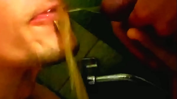 Hungry twink Cum swallow and Power Piss in mouth.