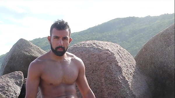 Nudist Beach – Jerking Off on the rocks and ocean Trailer