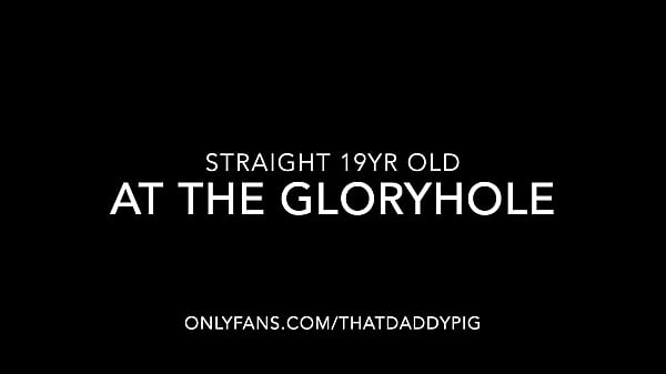 Straight 19yr old Cums in my mouth at my Gloryhole.