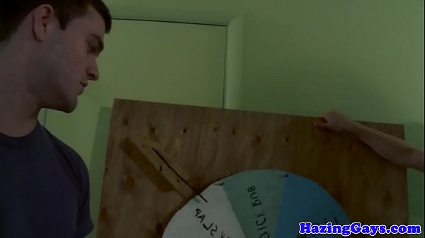 Straight twink pounded and hazed at a party