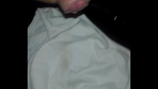 Uncut dick cuming on tight whites