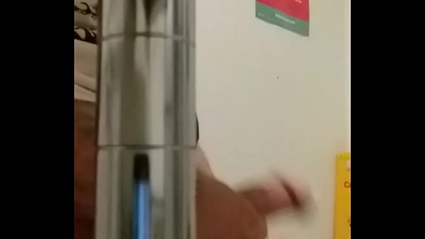 Amateur voyeur video boi jerking off in public at hospital bathroom