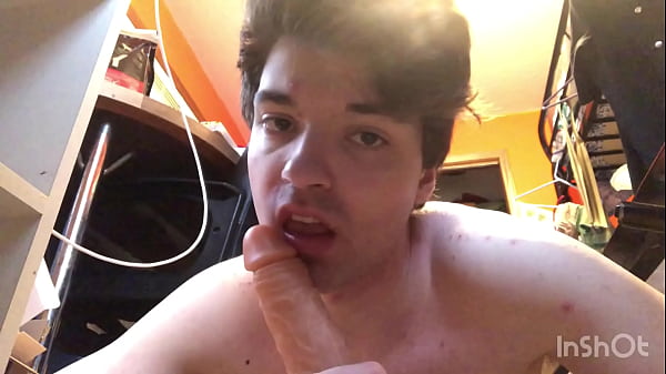 Horny Twink Niko. Springs Sucks on Big Dildo