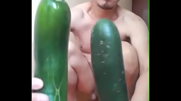 cucumber destroys a man’s ass