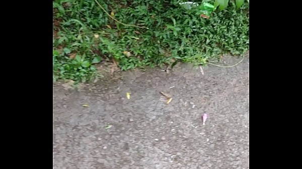 Eu passeando de cueca