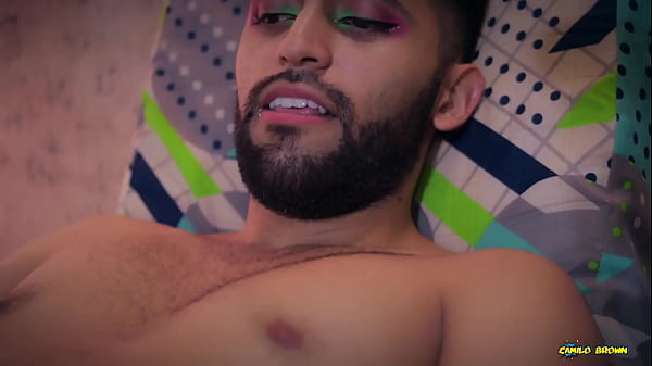 FANS EXCLUSIVE Big Cock Latino Camilo Brown Jerks and Cums Through His White Boxers