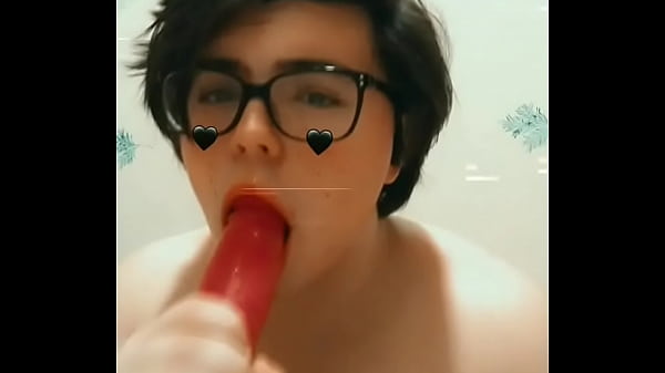 (Requested) I try to deepthroat my dildos smallest to largest