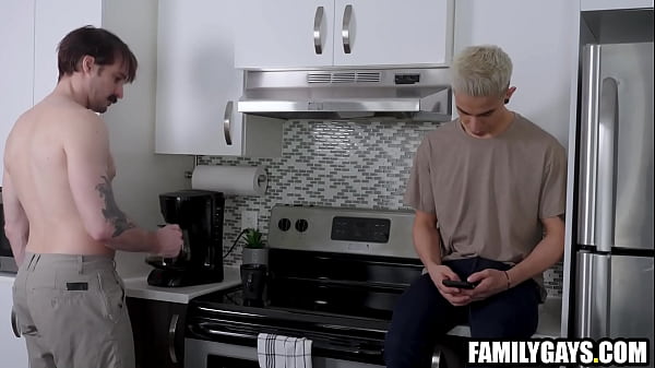 Stepdad teaching stepson how to be a man